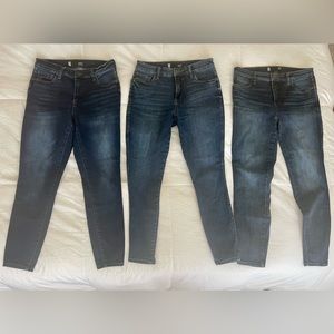 KUT from the Kloth Donna jeans - size 6 - lot of 3 pairs